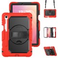 Pancerne Etui z Osłoną Ekranu do Samsung Galaxy Tab S11 czerwone