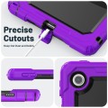 Pancerne Etui z Podstawką i Paskiem do Lenovo Tab 10.1 2025 fioletowe