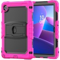 Pancerne Etui z Podstawką i Paskiem do Lenovo Tab 10.1 2025 różowe