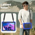 Pancerne Etui z Podstawką i Paskiem do Lenovo Tab 10.1 2025 granatowe