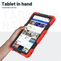 Pancerne Etui z Podstawką i Paskiem do Lenovo Tab 10.1 2025 czerwone