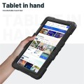 Pancerne Etui z Podstawką i Paskiem do Lenovo Tab 10.1 2025 czarne