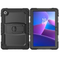 Pancerne Etui z Podstawką i Paskiem do Lenovo Tab 10.1 2025 czarne