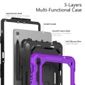 Pancerne Etui z Osłoną Ekranu do Samsung Galaxy Tab S10 Lite / S10 FE fioletowe