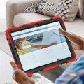 Pancerne Etui z Osłoną Ekranu do Samsung Galaxy Tab S10 Lite / S10 FE czerwone
