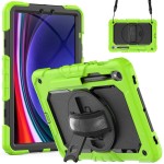 Pancerne Etui z Osłoną Ekranu do Samsung Galaxy Tab S10 Lite / S10 FE zielone