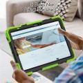 Pancerne Etui z Osłoną Ekranu do Samsung Galaxy Tab S10 Lite / S10 FE zielone