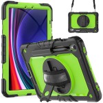 Pancerne Etui z Osłoną Ekranu do Samsung Galaxy Tab S10 Lite / S10 FE zielone