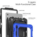 Pancerne Etui z Osłoną Ekranu do Samsung Galaxy Tab S10 Lite / S10 FE granatowe