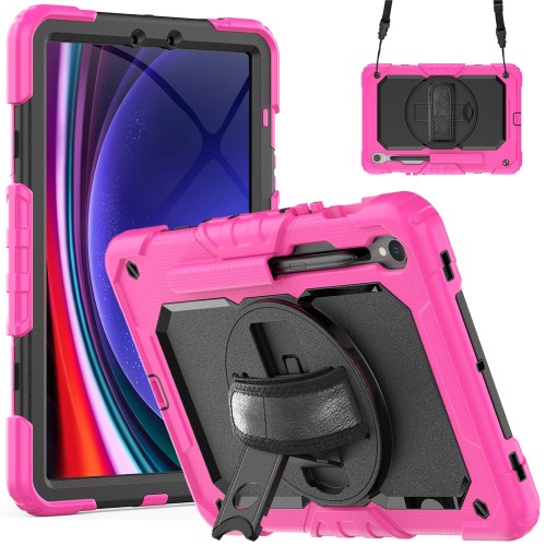 Pancerne Etui z Osłoną Ekranu do Samsung Galaxy Tab S10 Lite / S10 FE różowe