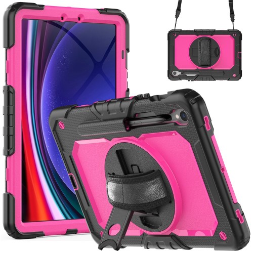 Pancerne Etui z Osłoną Ekranu do Samsung Galaxy Tab S10 Lite / S10 FE różowe