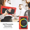 Pancerne Etui z Osłoną Ekranu do Samsung Galaxy Tab S10 Ultra czerwone