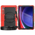 Pancerne Etui z Osłoną Ekranu do Samsung Galaxy Tab S10 Ultra czerwone