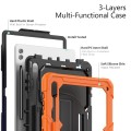 Pancerne Etui z Osłoną Ekranu do Samsung Galaxy Tab S10 Ultra pomarańczowe