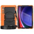 Pancerne Etui z Osłoną Ekranu do Samsung Galaxy Tab S10 Ultra pomarańczowe