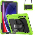 Pancerne Etui z Osłoną Ekranu do Samsung Galaxy Tab S10 Ultra zielone