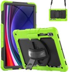 Pancerne Etui z Osłoną Ekranu do Samsung Galaxy Tab S10 Ultra zielone