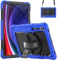 Pancerne Etui z Osłoną Ekranu do Samsung Galaxy Tab S10 Ultra granatowe
