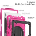 Pancerne Etui z Osłoną Ekranu do Samsung Galaxy Tab S10 Ultra różowe