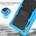 Pancerne Etui z Osłoną Ekranu do Samsung Galaxy Tab S10 Ultra niebieskie