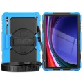Pancerne Etui z Osłoną Ekranu do Samsung Galaxy Tab S10 Ultra niebieskie