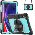 Pancerne Etui z Osłoną Ekranu do Samsung Galaxy Tab S10 Ultra miętowe