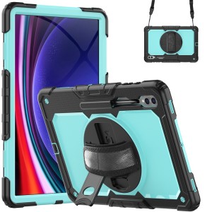 Pancerne Etui z Osłoną Ekranu do Samsung Galaxy Tab S10 Ultra miętowe