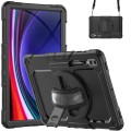 Pancerne Etui z Osłoną Ekranu do Samsung Galaxy Tab S10 Ultra czarne