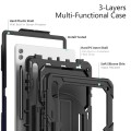 Pancerne Etui z Osłoną Ekranu do Samsung Galaxy Tab S10 Ultra czarne