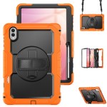 Pancerne Etui z Osłoną Ekranu do Samsung Galaxy Tab S11 Ultra pomarańczowe