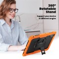 Pancerne Etui z Osłoną Ekranu do Samsung Galaxy Tab S11 Ultra pomarańczowe