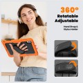 Pancerne Etui z Osłoną Ekranu do Samsung Galaxy Tab S11 Ultra pomarańczowe