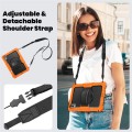 Pancerne Etui z Osłoną Ekranu do Samsung Galaxy Tab S11 Ultra pomarańczowe