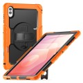 Pancerne Etui z Osłoną Ekranu do Samsung Galaxy Tab S11 Ultra pomarańczowe