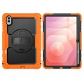 Pancerne Etui z Osłoną Ekranu do Samsung Galaxy Tab S11 Ultra pomarańczowe