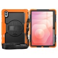 Pancerne Etui z Osłoną Ekranu do Samsung Galaxy Tab S11 Ultra pomarańczowe