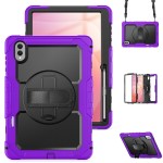 Pancerne Etui z Osłoną Ekranu do Samsung Galaxy Tab S11 Ultra fioletowe