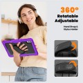 Pancerne Etui z Osłoną Ekranu do Samsung Galaxy Tab S11 Ultra fioletowe