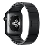 Stalowa Bransoleta Panelowa do Apple Watch 38mm/40mm/41mm - czarna