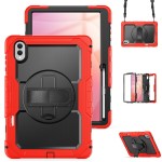 Pancerne Etui z Osłoną Ekranu do Samsung Galaxy Tab S11 Ultra czerwone