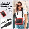 Pancerne Etui z Osłoną Ekranu do Samsung Galaxy Tab S11 Ultra czerwone