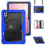 Pancerne Etui z Osłoną Ekranu do Samsung Galaxy Tab S11 Ultra granatowe