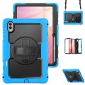 Pancerne Etui z Osłoną Ekranu do Samsung Galaxy Tab S11 Ultra niebieskie