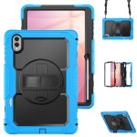 Pancerne Etui z Osłoną Ekranu do Samsung Galaxy Tab S11 Ultra niebieskie