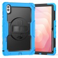 Pancerne Etui z Osłoną Ekranu do Samsung Galaxy Tab S11 Ultra niebieskie