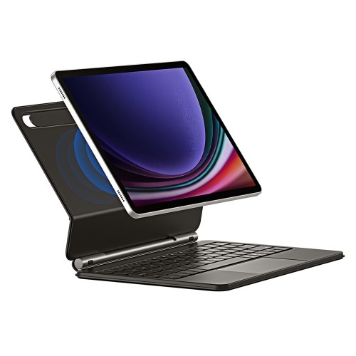 Magnetyczne etui z podświetlaną klawiaturą z touchpad DUX DUCIS do Samsung Galaxy Tab S10 Lite / Tab S10 FE