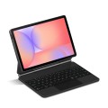 Czarne Magnetyczne etui z klawiaturą z touchpad do Samsung Galaxy Tab S10 Lite / Tab S10 FE