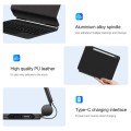 Czarne Magnetyczne etui z klawiaturą z touchpad do Samsung Galaxy Tab S10 Lite / Tab S10 FE