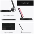 Czarne Magnetyczne etui z klawiaturą z touchpad do Samsung Galaxy Tab S10 Lite / Tab S10 FE