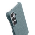 MELKCO Skórzane Plecki Etui do Samsung Galaxy S26+ niebieskie